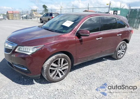 2014 Acura Mdx z USA, uszkodzony, nr VIN 5FRYD4H29EB030187